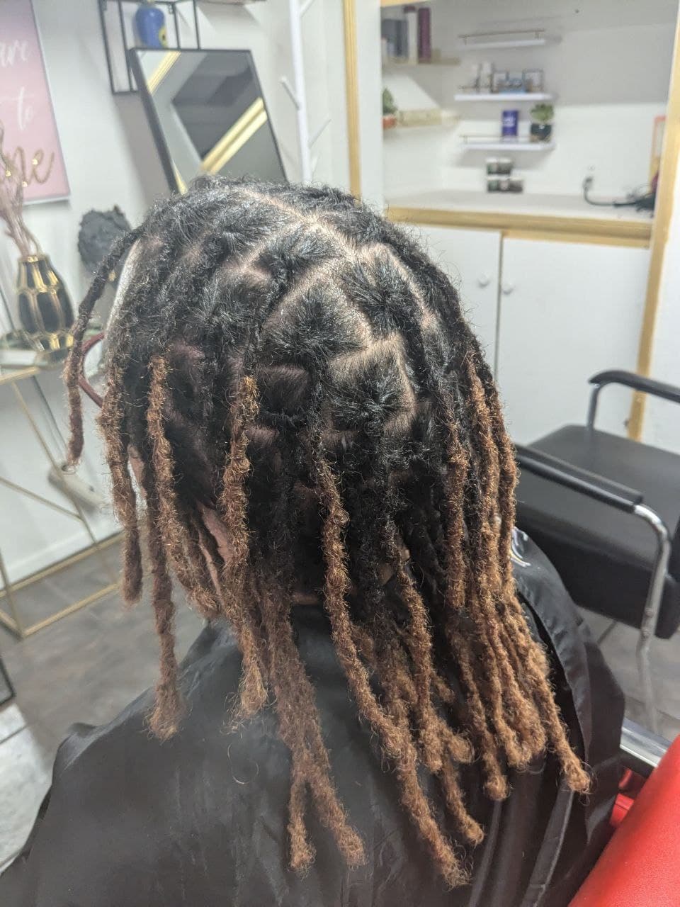 Beautiful instant locs hairstyle - East Tucson salon