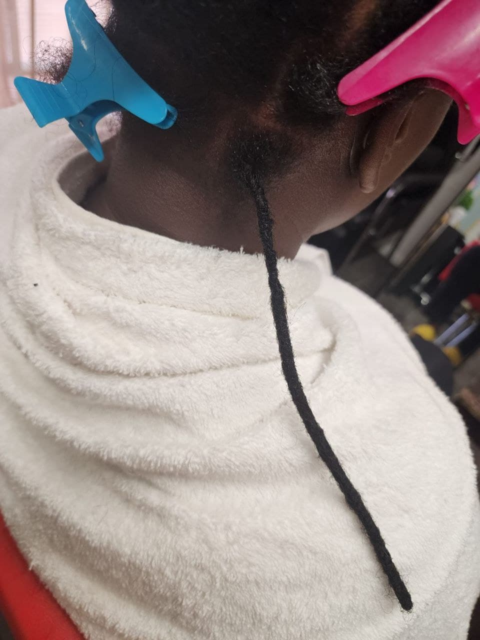 Locs Extension on natural hair - Milly's FAB Tucson salon