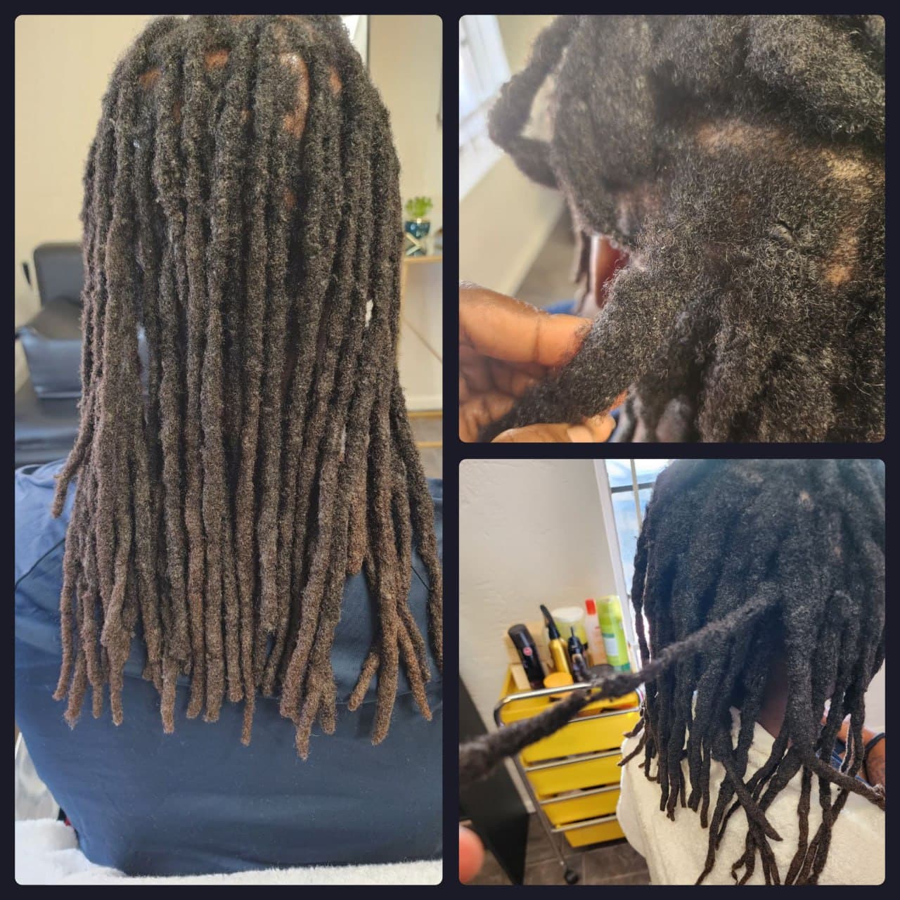 Locs Repair protective hairstyle - Milly's FAB Hair Salon Tucson