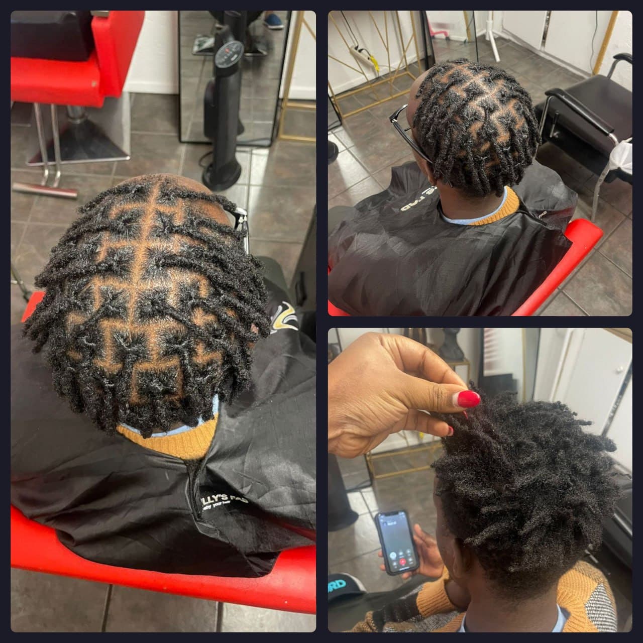Locs Repair protective style - Tucson hair braiding by Milly's FAB