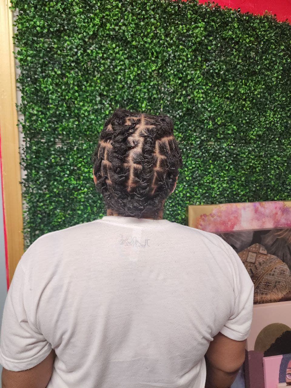 Locs Retwist on natural hair - Milly's FAB Tucson salon