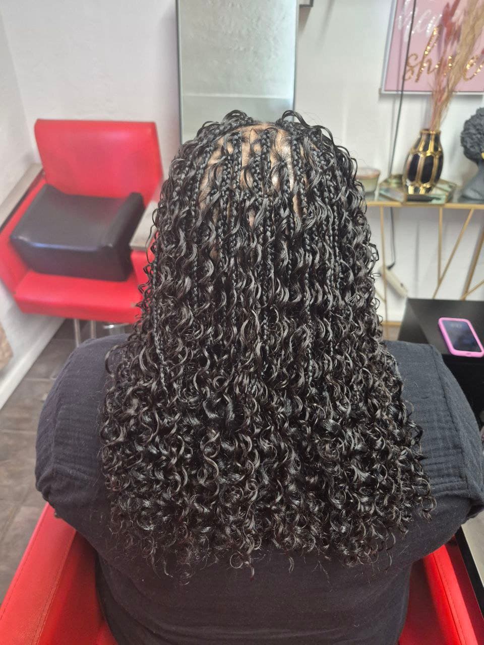 Boho Box Braids by Milly's FAB - Tucson's premier hair braiding salon