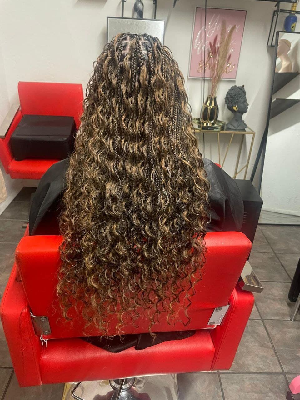 Boho Box Braids for all hair types - Tucson braiding specialist