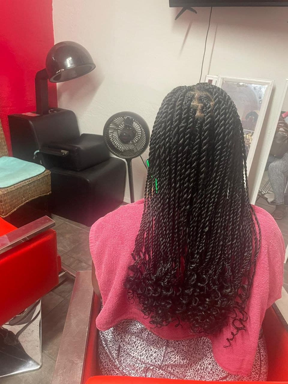 Professional female twist for natural hair in Tucson AZ