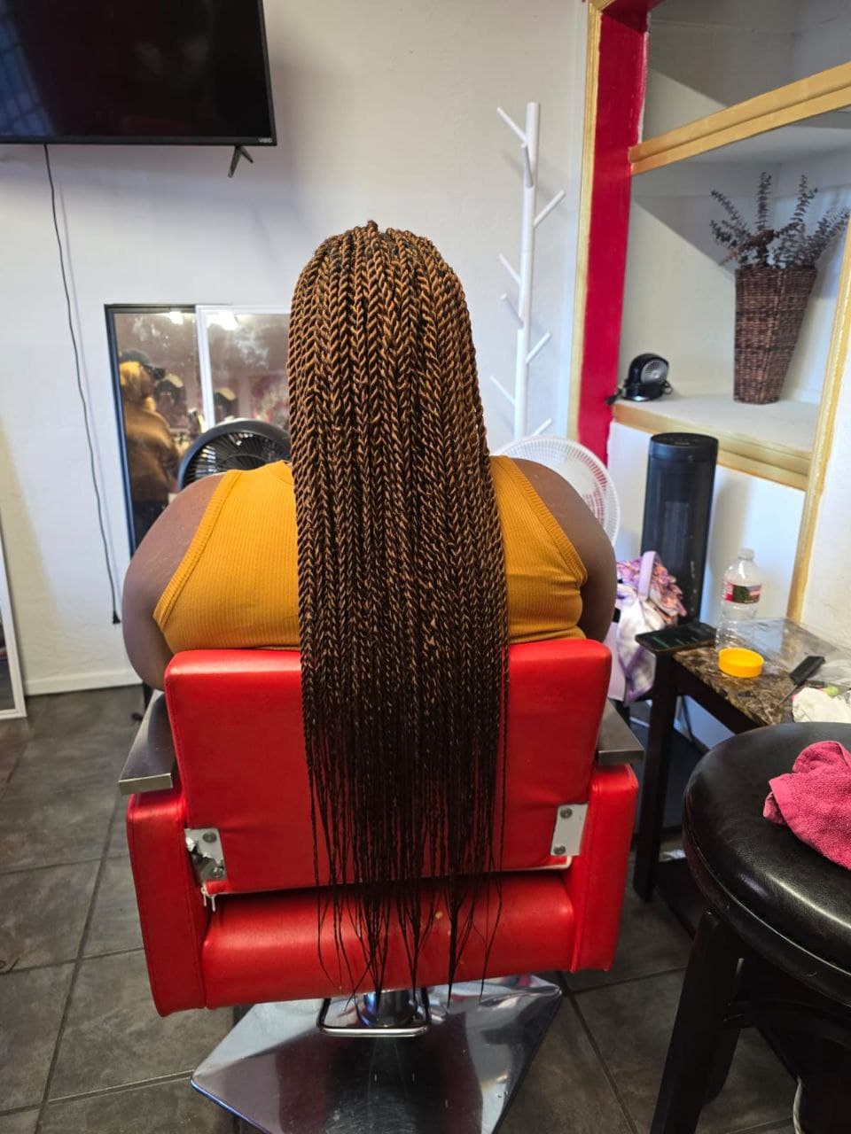 Beautiful female twist hairstyle - East Tucson salon