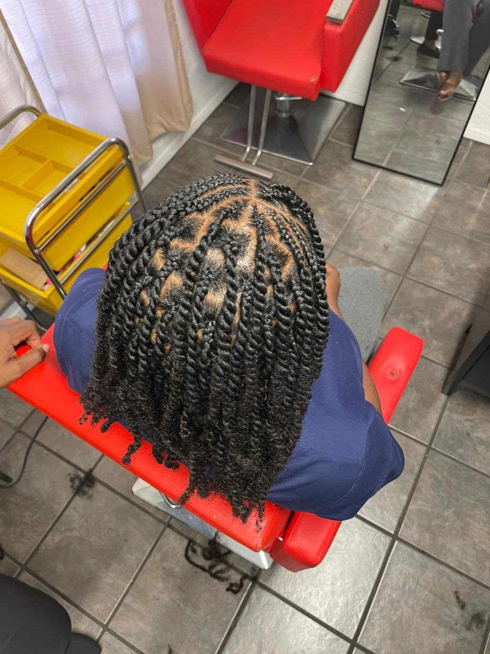Female Twist protective hairstyle - Milly's FAB Hair Salon Tucson