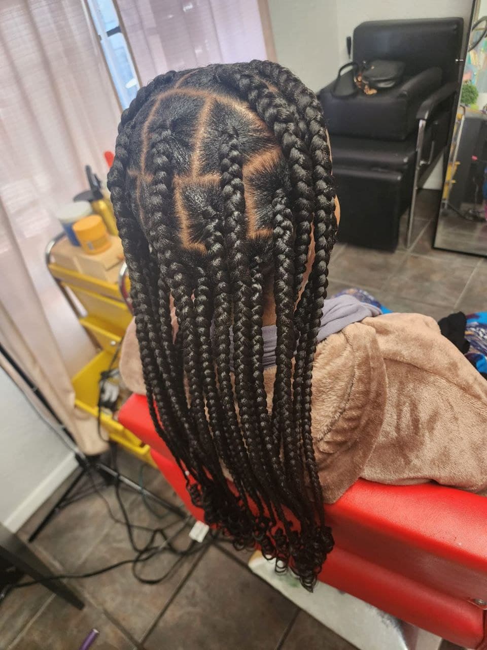 Jumbo Box Braids by Milly's FAB - Tucson's premier hair braiding salon