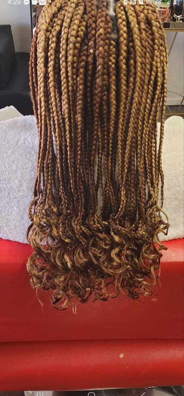 Medium Box Braids hair braiding Tucson - Professional female braids