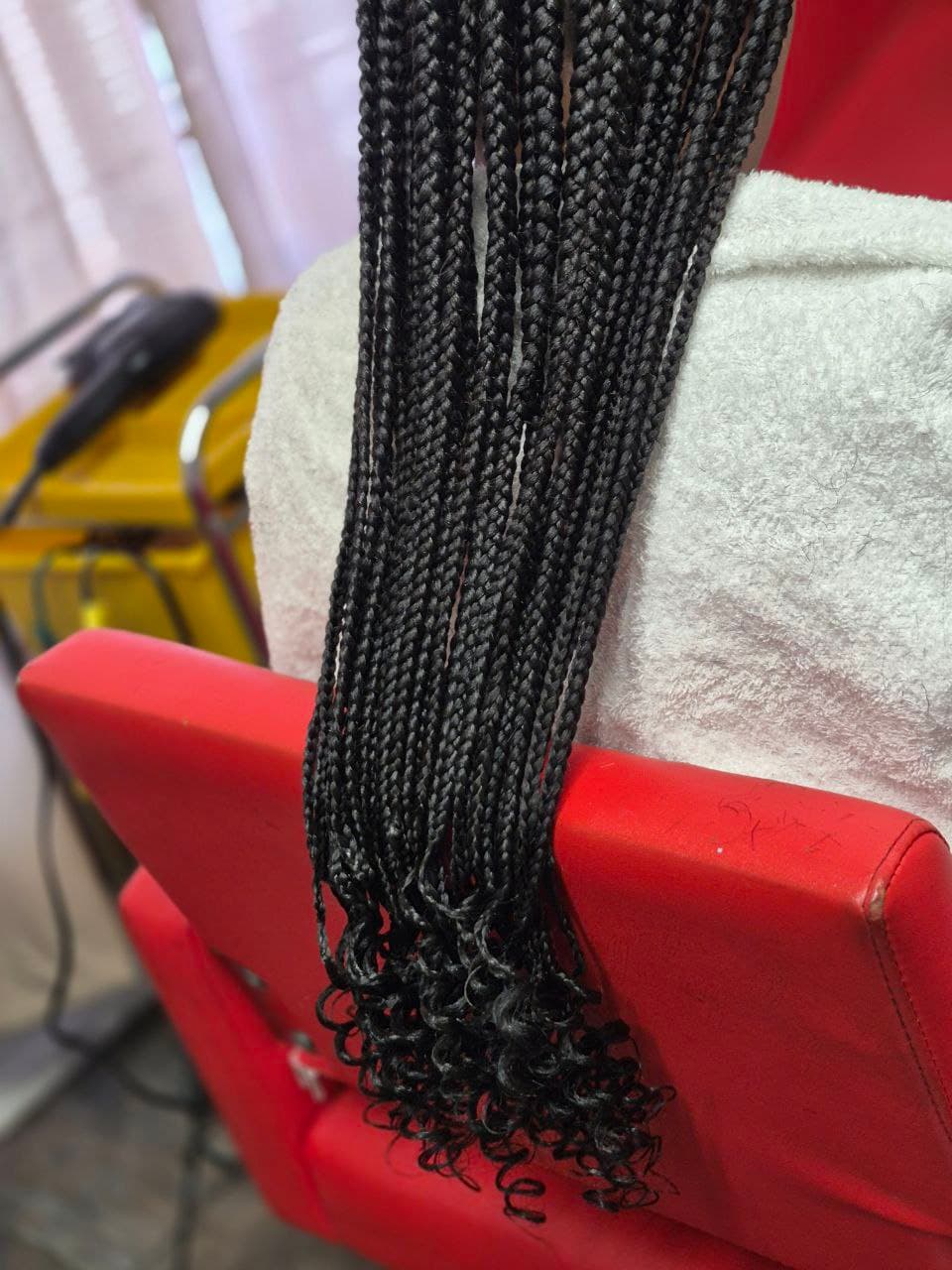 Professional medium box braids for natural hair in Tucson AZ