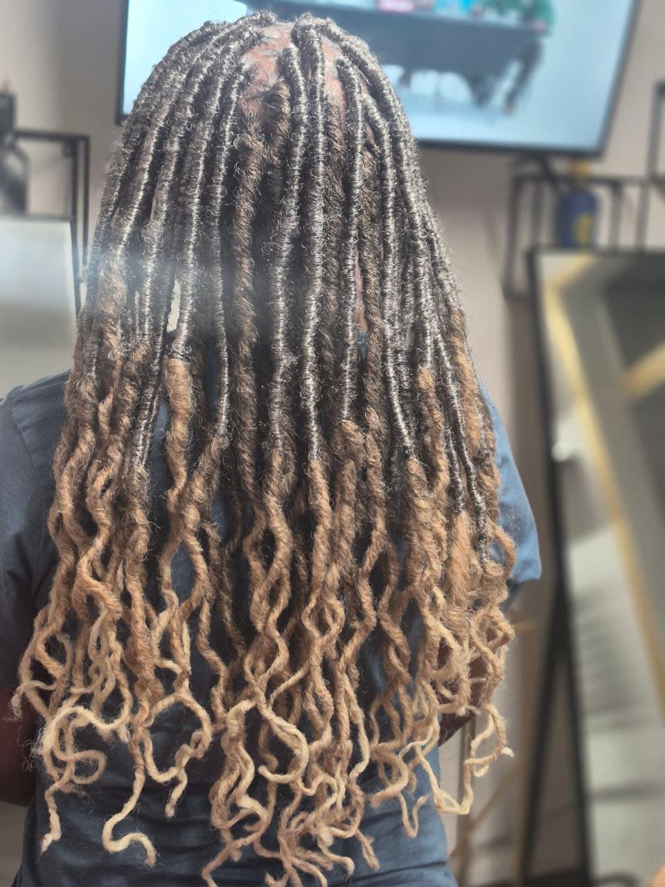 Single Crochet on natural hair - Milly's FAB Tucson salon