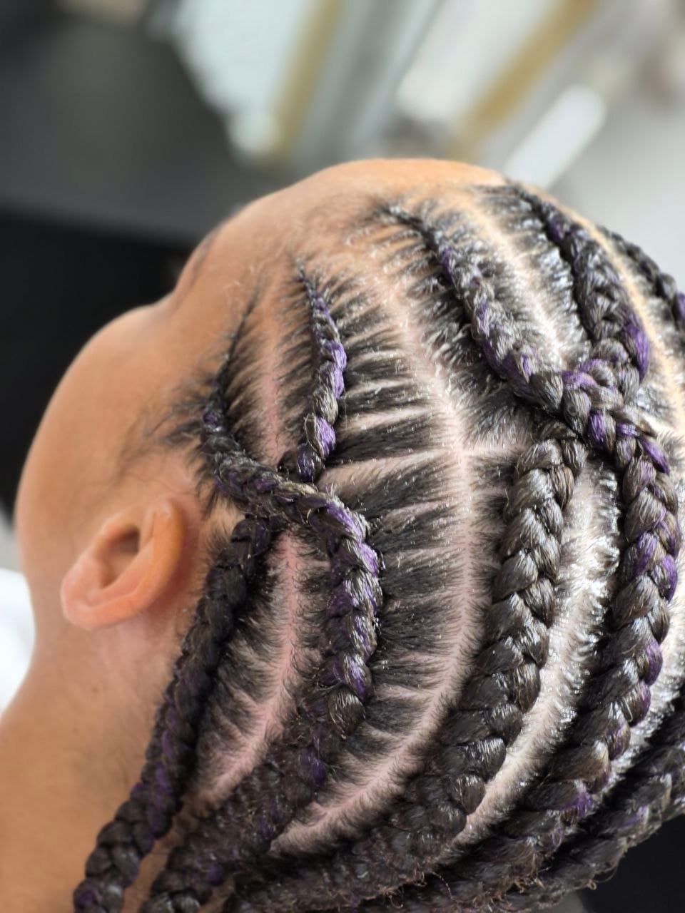 Female Cornrows by Milly's FAB - Tucson's premier hair braiding salon
