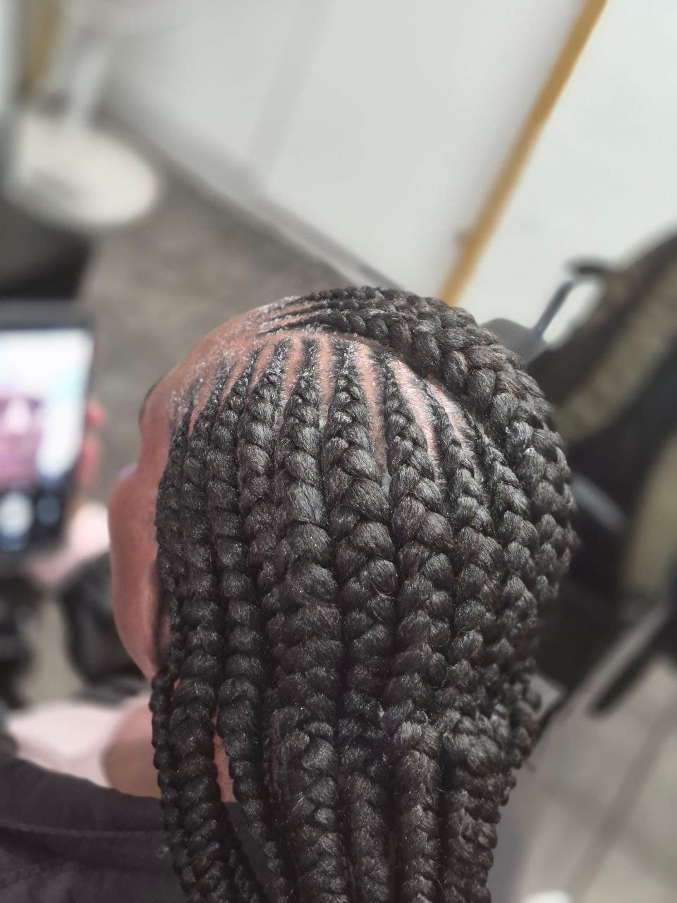 Female Cornrows for all hair types - Tucson braiding specialist