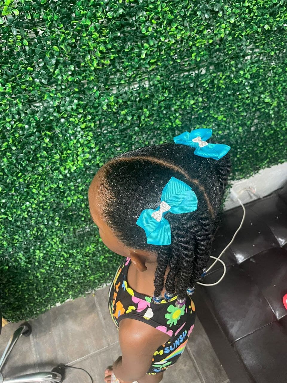 Little Girls Braids protective style - Tucson hair braiding by Milly's FAB