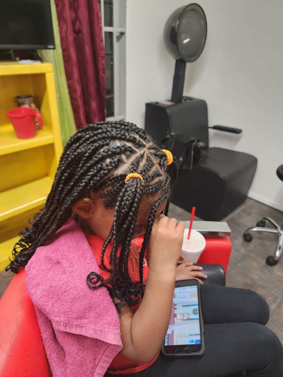 Little Girls Braids hair braiding Tucson - Professional kids styles