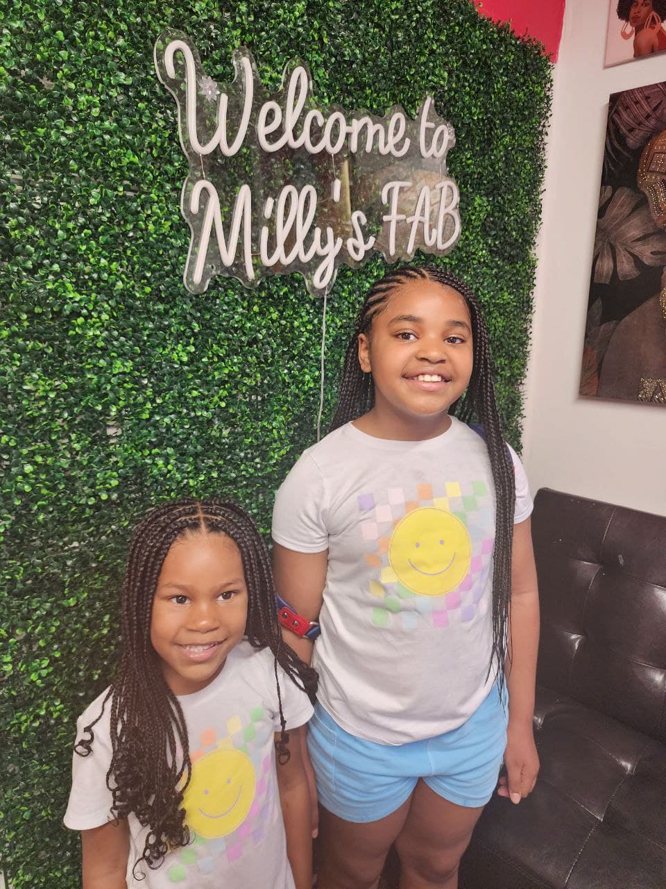 Little Girls Braids protective hairstyle - Milly's FAB Hair Salon Tucson