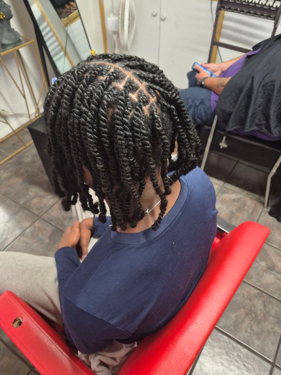 Male Twists hair braiding Tucson - Professional men's braids