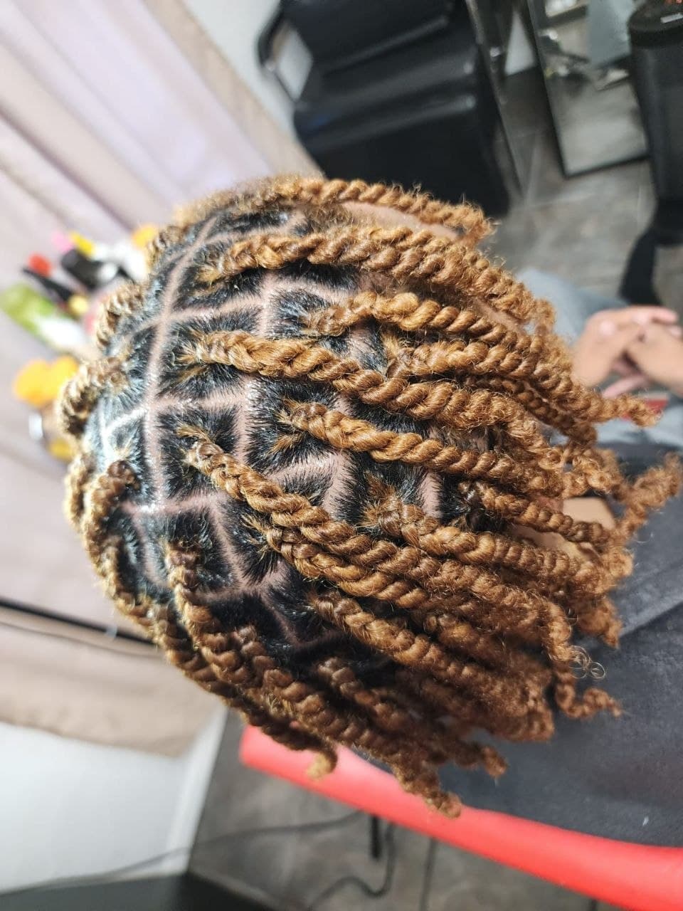Male Twists protective hairstyle - Milly's FAB Hair Salon Tucson