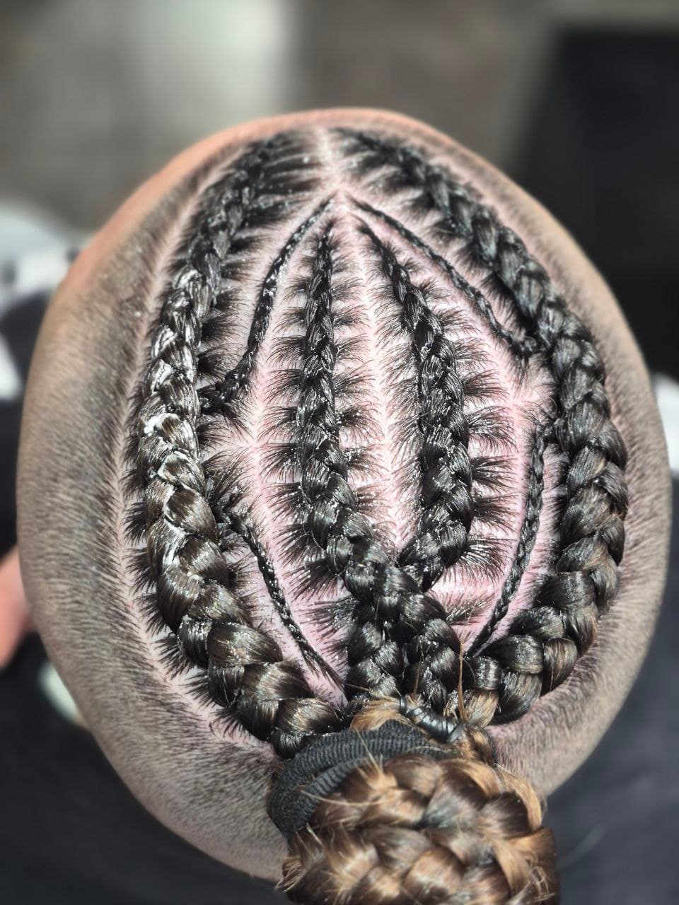 Stitch Braids protective style - Tucson hair braiding by Milly's FAB