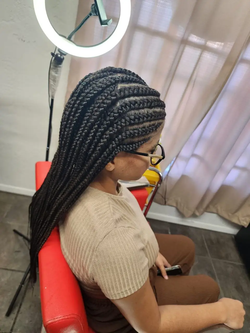 Cornrows & Back Box Braids