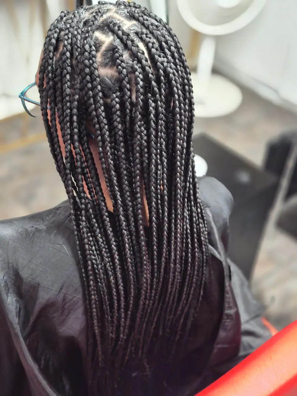 Medium Box Braids (Curly Ends) - Style 16