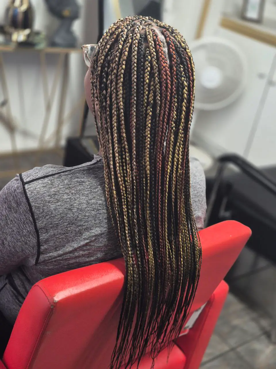 Medium Box Braids (Straight Ends) - Style 6