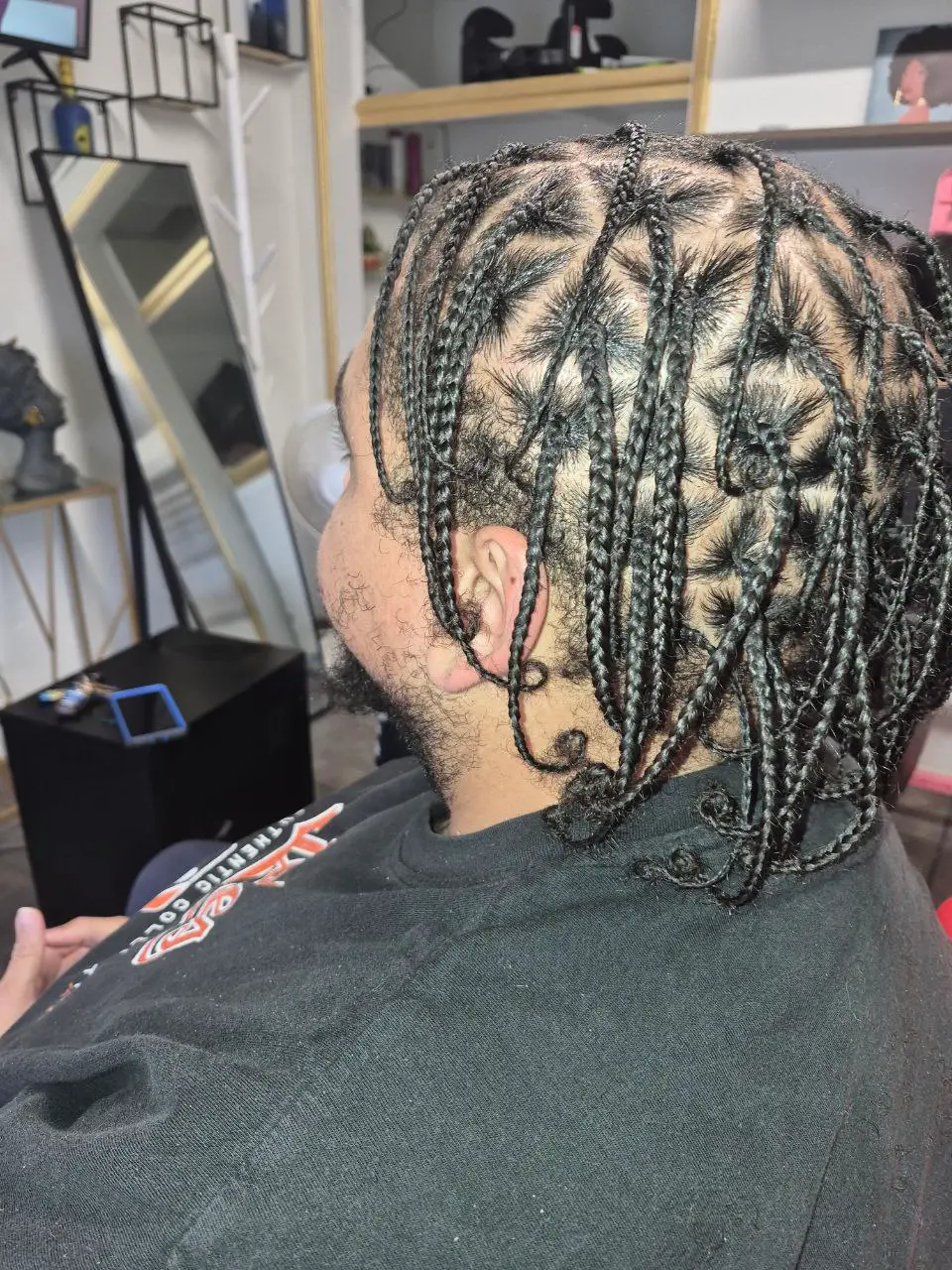 Male Box Braids protective style - Tucson hair braiding by Milly's FAB