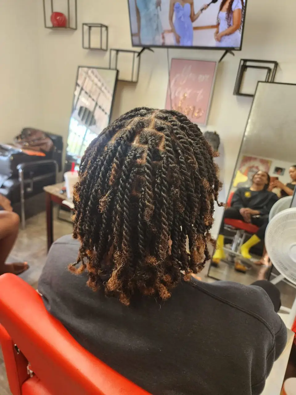 Male Twists protective style - Tucson hair braiding by Milly's FAB
